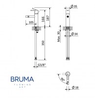 MEDIDAS MONOMANDO BIDE X-ALPHA BRUMA
